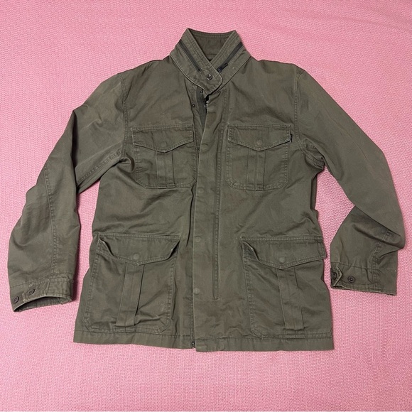 STUSSY Authentic Outer Gear Army Military Utility Jacket Rare Surplus Mens Large - Picture 1 of 8